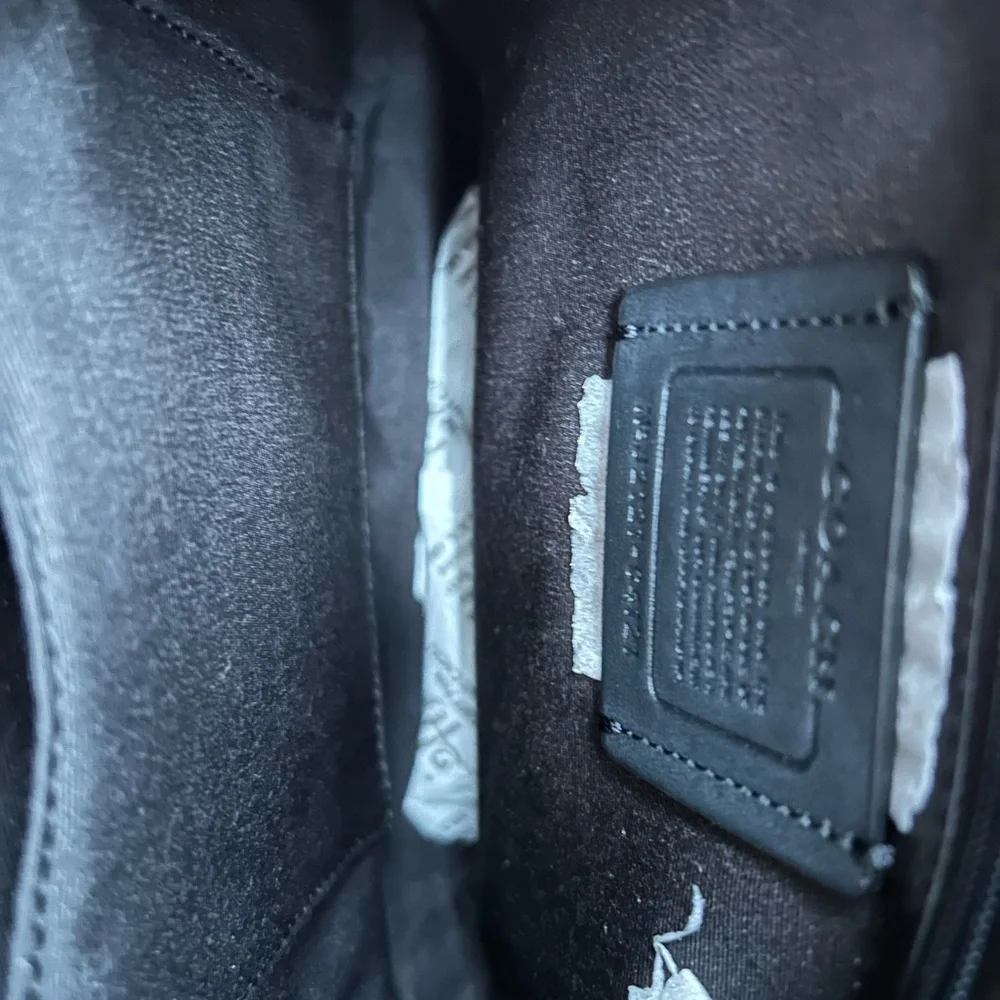Coach Pennie 22 Black Pebbled Leather Backpack NWT‎ C4121